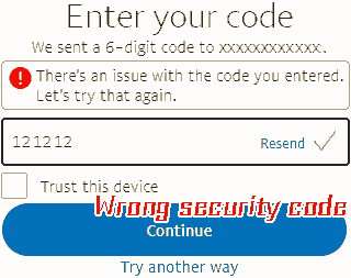 There's an issue with the code you entered. Let's try that again.